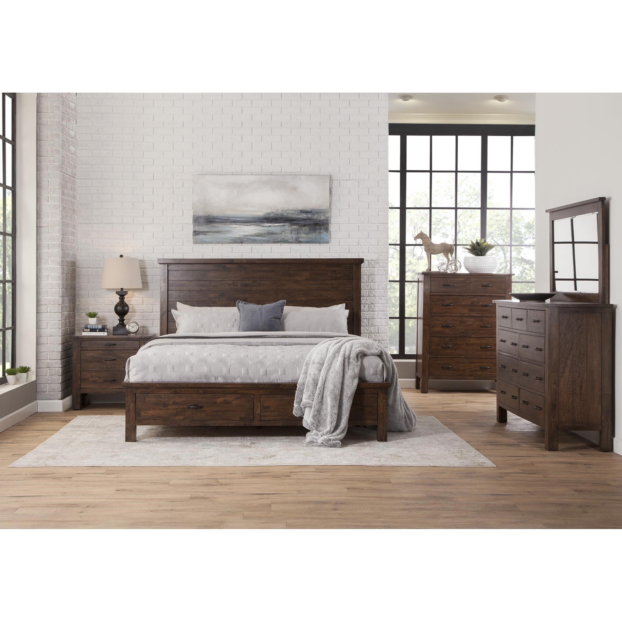 Napa Furniture Designs Green Valley 85 Q Bedroom Group 1 Queen Bedroom